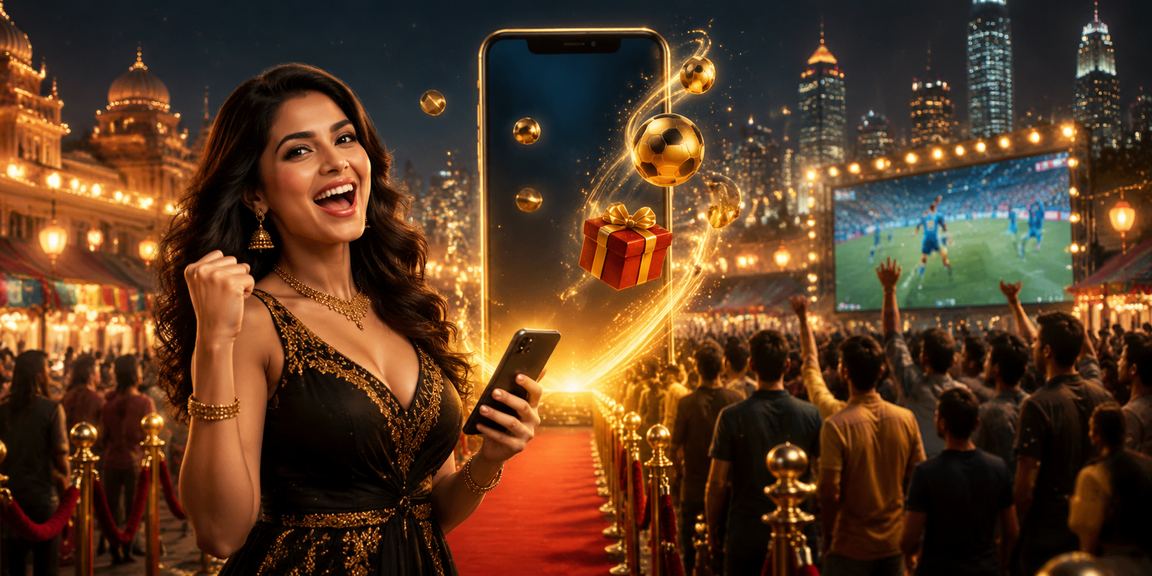 User logging into mobile casino app at night